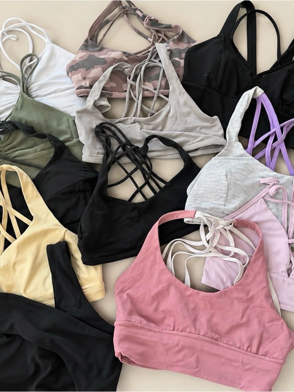 Lululemon size 6 sports bra bundle